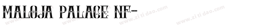 Maloja Palace NF字体转换